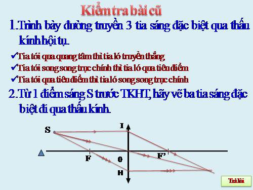 Bài 43. Ảnh của một vật tạo bởi thấu kính hội tụ