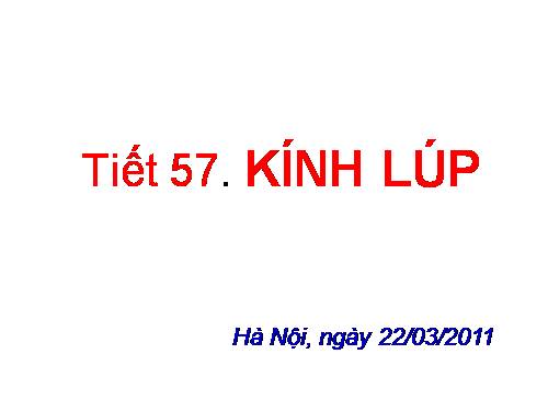 Bài 50. Kính lúp