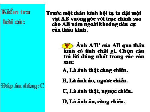 Bài 47. Sự tạo ảnh trong máy ảnh