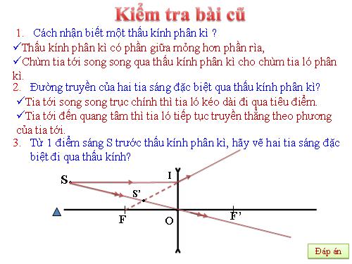 Bài 45. Ảnh của một vật tạo bởi thấu kính phân kì