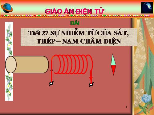 Bài 25. Sự nhiễm từ của sắt, thép - Nam châm điện