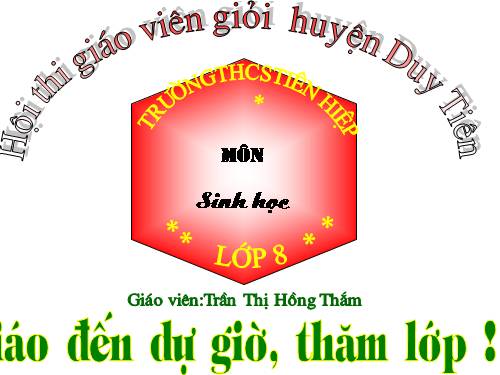 Sinh8-Tiết 37-Vitamin và muối khoáng