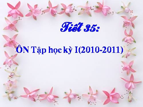 ON TAP HOC KI - I