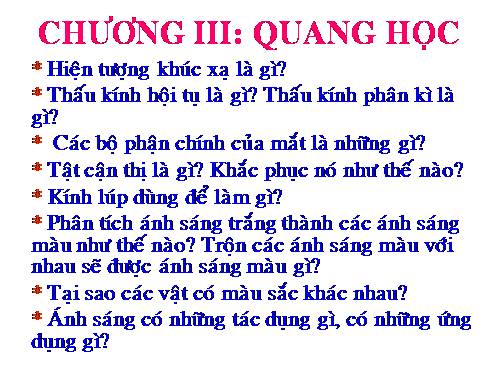 Bài 40. Hiện tượng khúc xạ ánh sáng