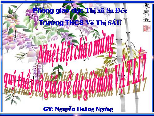 Bài 1. Sự phụ thuộc của cường độ dòng điện vào hiệu điện thế giữa hai đầu dây dẫn