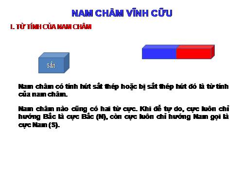 Bài 21. Nam châm vĩnh cửu