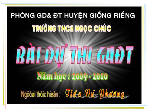 Bài 10. Biến trở - Điện trở dùng trong kĩ thuật