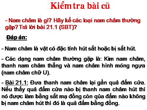 bai 23: tac dung tu cua dong dien. tu truong