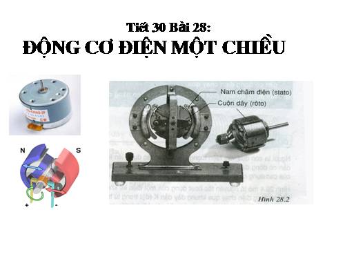 Bài 28. Động cơ điện một chiều