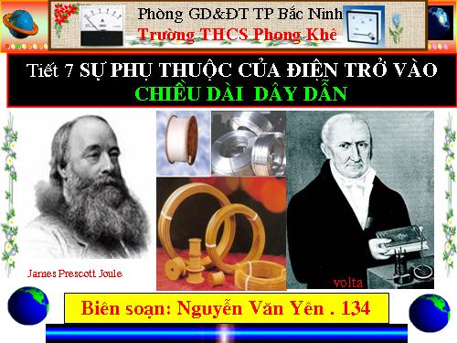 Bài 7. Sự phụ thuộc của điện trở vào chiều dài dây dẫn