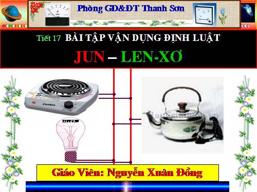 Bài 17. Bài tập vận dụng định luật Jun - Len-xơ