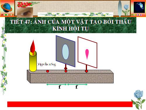 Bài 43. Ảnh của một vật tạo bởi thấu kính hội tụ