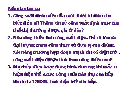 Bài 13. Điện năng - Công của dòng điện