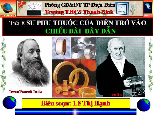 Bài 7. Sự phụ thuộc của điện trở vào chiều dài dây dẫn