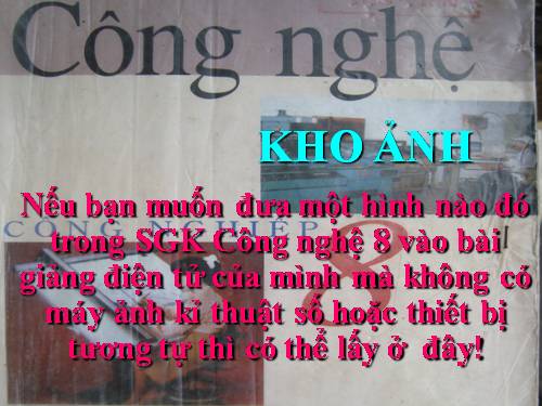 Hình vẽ SGK công nghệ 8