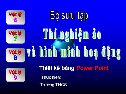 Thi nghiêm vật lý tất cả các bài 4 khối 6,7,8,9