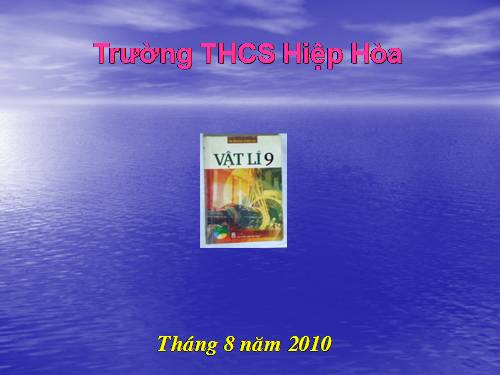 Bài 1. Sự phụ thuộc của cường độ dòng điện vào hiệu điện thế giữa hai đầu dây dẫn