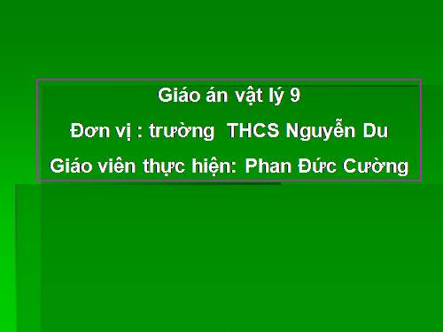 Bài 6. Bài tập vận dụng định luật Ôm