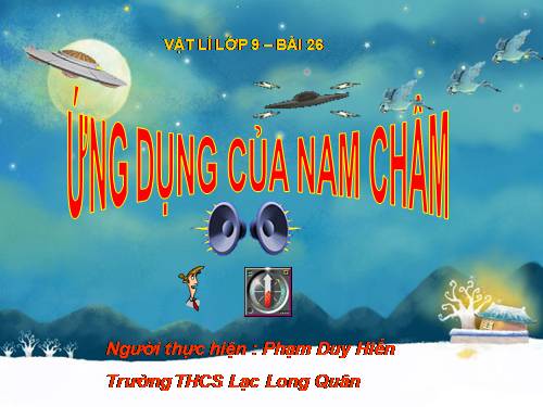 Bài 26. Ứng dụng của nam châm