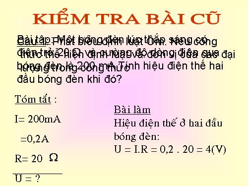 Bài 4. Đoạn mạch nối tiếp