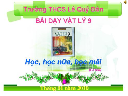 Bài 35. Các tác dụng của dòng điện xoay chiều - Đo cường độ và hiệu điện thế xoay chiều