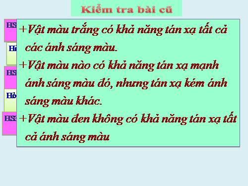 Bàl 56. Các tác dụng của ánh sáng