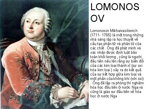 chan dng lomnosov