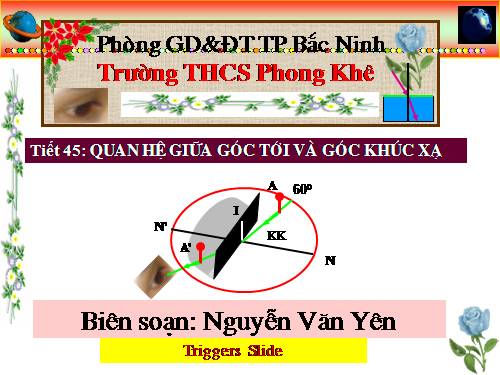 Bài 41. Quan hệ giữa góc tới và góc khúc xạ