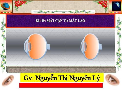 Bài 49. Mắt cận và mắt lão