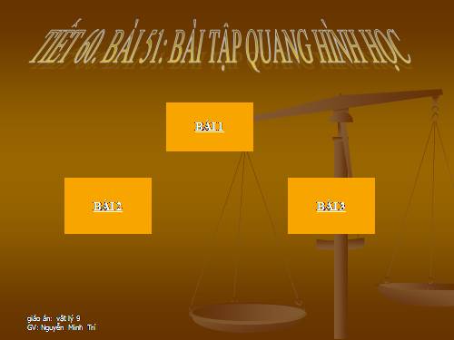 Bài 51. Bài tập quang hình học