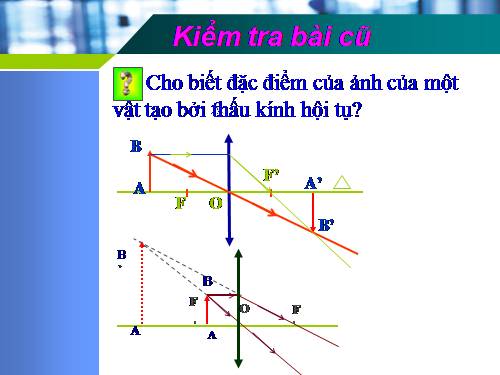 Bài 47. Sự tạo ảnh trong máy ảnh