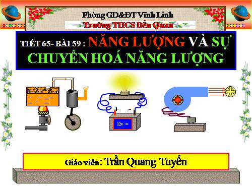 Bài 59. Năng lượng và sự chuyển hoá năng lượng