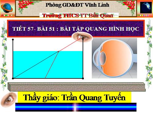 Bài 51. Bài tập quang hình học