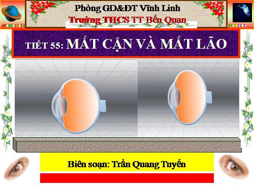 Bài 49. Mắt cận và mắt lão