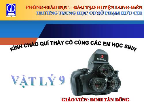 Bài 47. Sự tạo ảnh trong máy ảnh