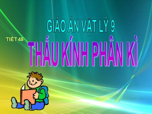 Bài 44. Thấu kính phân kì