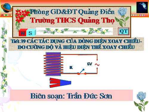 Bài 35. Các tác dụng của dòng điện xoay chiều - Đo cường độ và hiệu điện thế xoay chiều