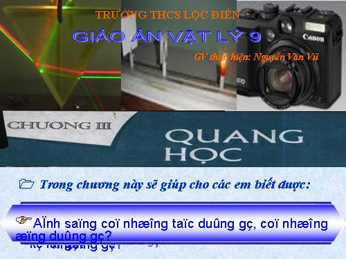 Bài 40. Hiện tượng khúc xạ ánh sáng