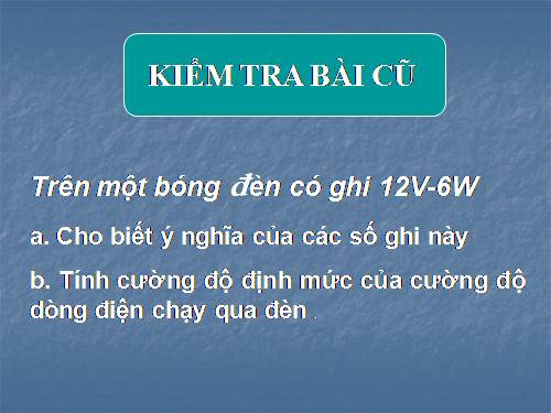 Bài 13. Điện năng - Công của dòng điện