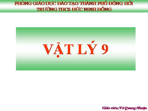 Bài 35. Các tác dụng của dòng điện xoay chiều - Đo cường độ và hiệu điện thế xoay chiều