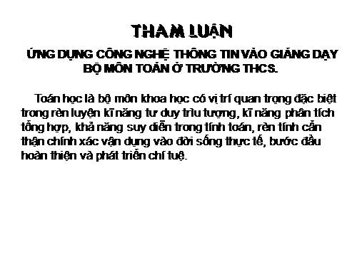 ung dung cong nghe thong ti vao day toan