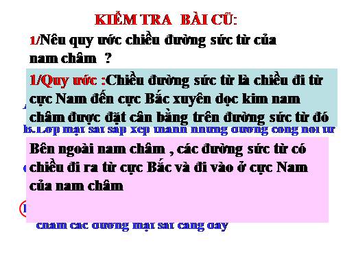 Bài 24. Từ trường của ống dây có dòng điện chạy qua