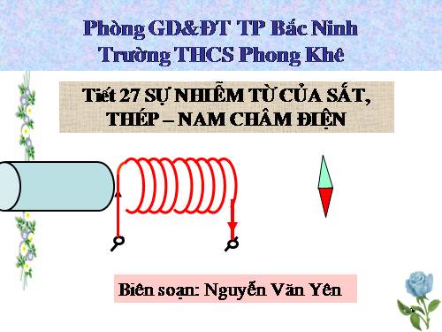 Bài 25. Sự nhiễm từ của sắt, thép - Nam châm điện