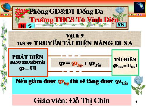 Bài 36. Truyền tải điện năng đi xa