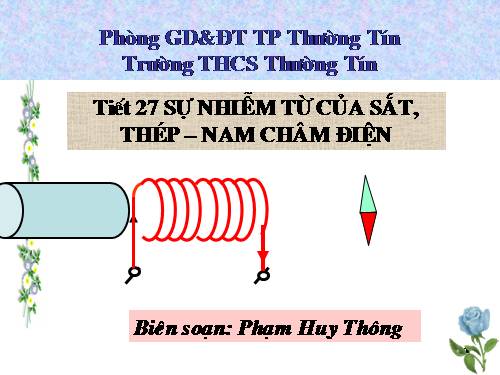 Bài 25. Sự nhiễm từ của sắt, thép - Nam châm điện