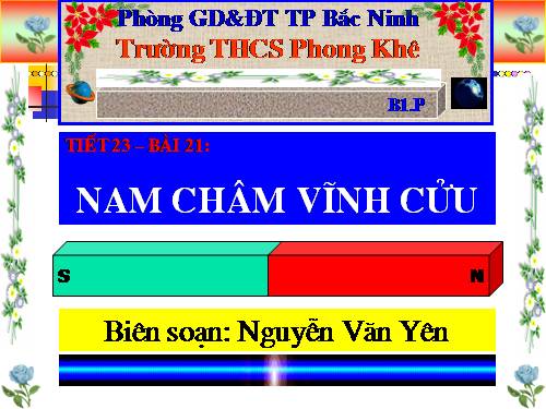 Bài 21. Nam châm vĩnh cửu