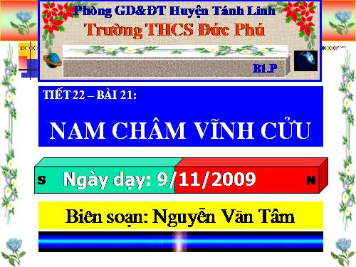 Bài 21. Nam châm vĩnh cửu