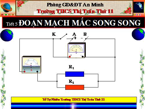 Bài 5. Đoạn mạch song song