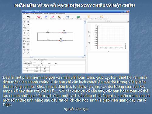 Phần mềm vẽ sơ đồ mạch điện