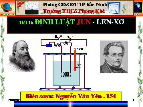 Bài 16. Định luật Jun - Len-xơ